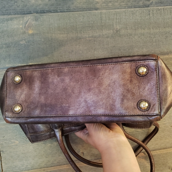 Coach Madeline bronze Metallic brown leather Satchel bag - Picture 5 of 10